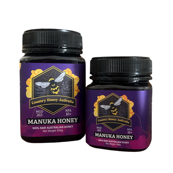 MGO 263 Manuka Honey | Raw Australian Manuka Honey | Country Honey Australia