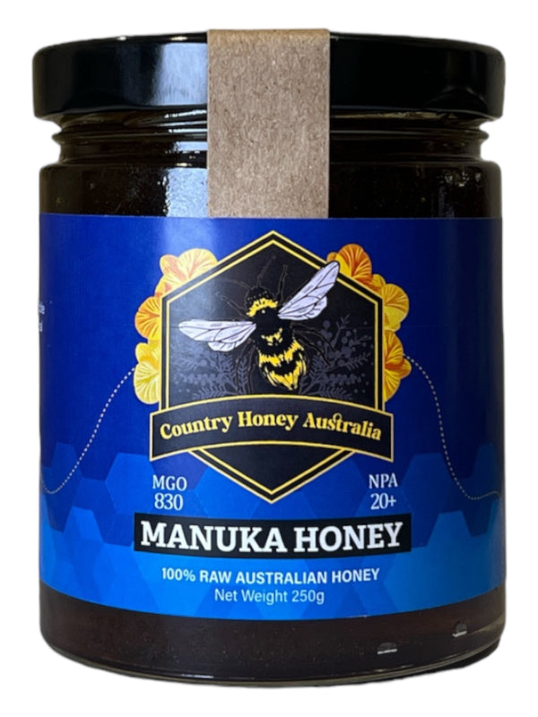MGO 830 Manuka Honey | Raw Australian Manuka Honey | Country Honey Australia