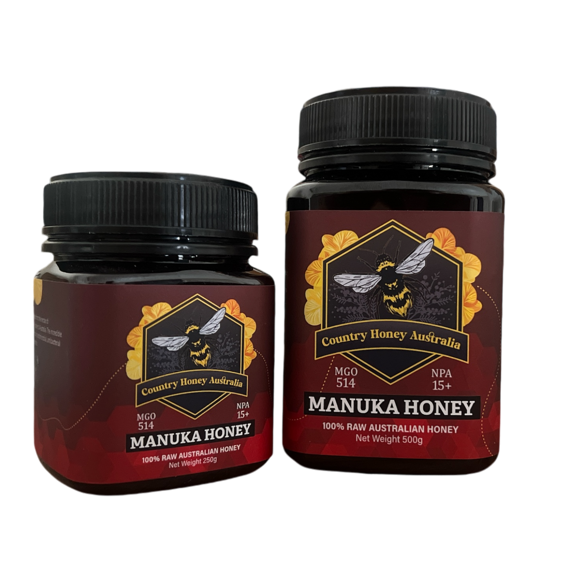 MGO 514 Manuka Honey | Raw Australian Manuka Honey | Country Honey Australia