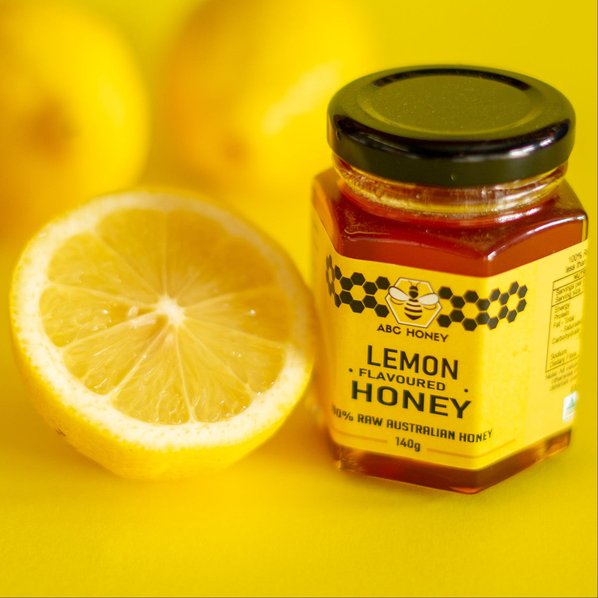 Lemon Infused Honey | Raw Australian Gourmet Honey Range | Country Honey Australia